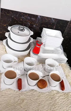 37 PCS Wavy Dinner Set