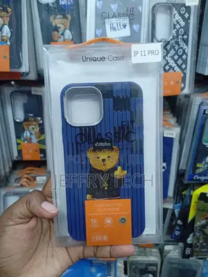 Zuck Bear Blue Embroidered Phone Case for the iPhone 11 Pro