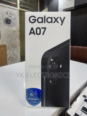 New Samsung Galaxy A07 4G 128 GB Black