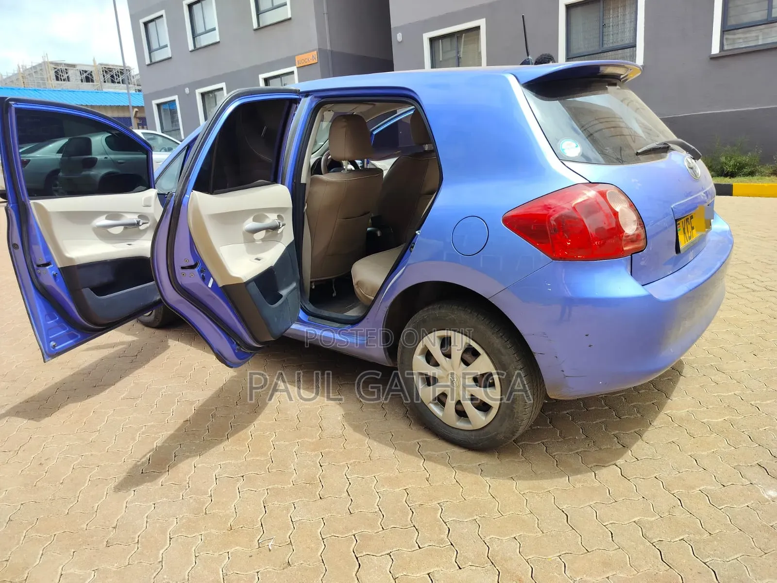Toyota Auris 2009 Blue