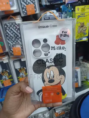 Case Brand Disney Mickey Mouse Tpu Covers for the iPhone 14 Pro.