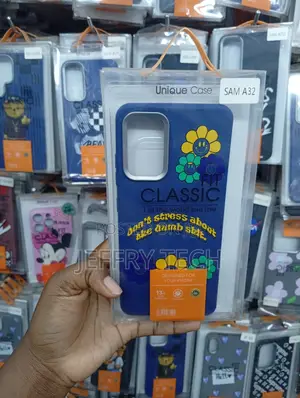 Blue" Brand Phone Cover Designed for the Samsung Galaxy A32