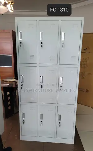 9 Lockers Storage Cabinet in Nairobi – Secure Office School Storage