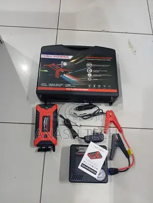 High Power Jq7 Car Jump Starter Kit With Tyre Inflator 80000mah