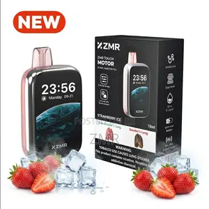 ZMR 30000puffs Strawberry Ice Vape Rechargeable Screen Shisha – Sweet