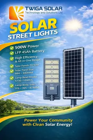 500w Integrated Solar Street Lights