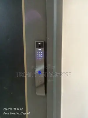 Smat Lock Tuya Smart 3d Face Recognition Door Lock 4200ah Battery