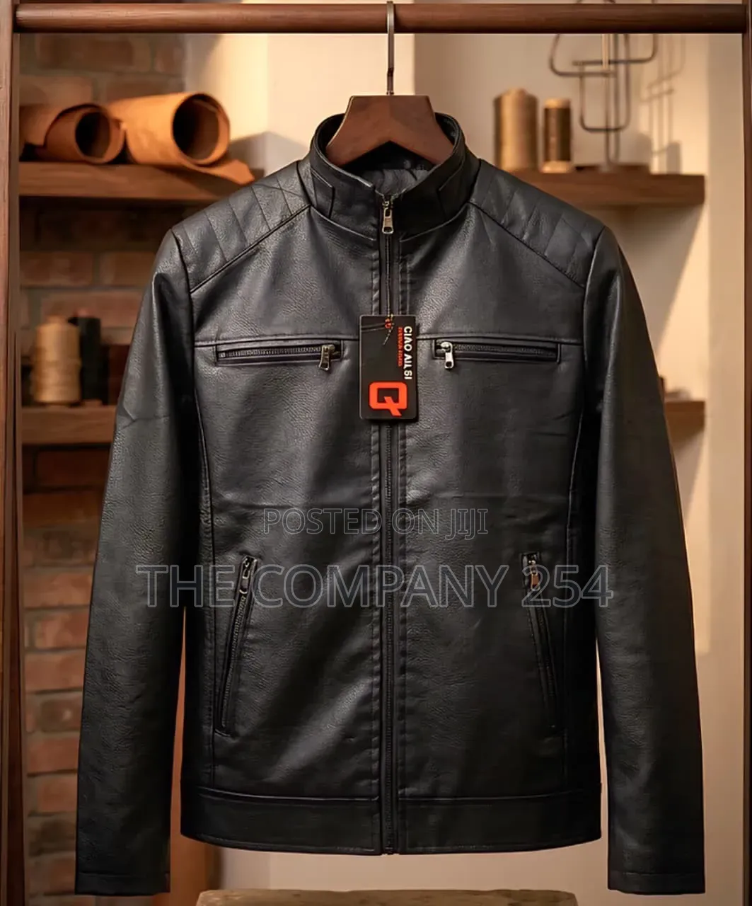 Quality Casual Men Official Leather Jacket Plain Available