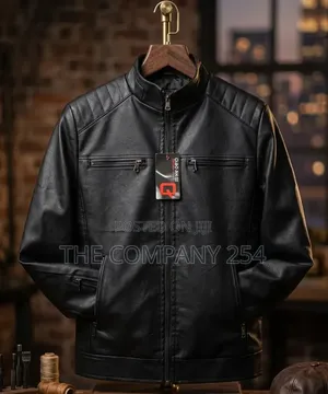 Quality Casual Men Official Leather Jacket Plain Available