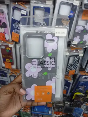 Brand "Love Fit Classic" Series Floral Phone Cover in Grey
