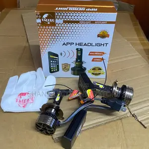 H4 Led Headlight Bulb With a Mobile App for Changing Colours