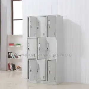 9-Door's White Metal Document File Locker