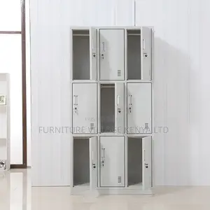 9-Door's White Metal Document File Locker