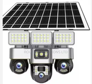 Wifi Tripple Lens Solar Camera With Interigent Lighting Vts30a-W-F