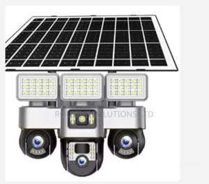 4g Tripple Lens Solar Camera With Interigent Lighting Vts30a-W-F