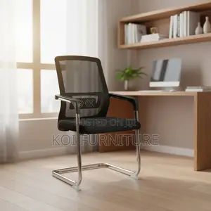 Office Chairs; Visitors Fabric Reception Office Seat With Waist Upport