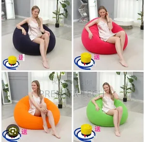 110x85cm (Bean Sofa) Inflatable Lazy Sofa Seat Plus Manual Pump