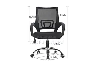Offce Chairs; Mid Backrest Ergonomic Secretarial Strong Mesh Chairs