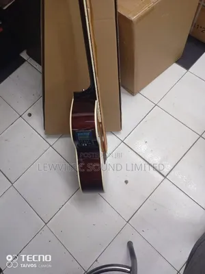 Brown Semi Acoustic Guitar