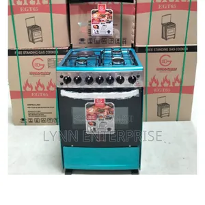 60*65 Eurochef Free Standing 3 Gas Burner +1 Electric Cooker