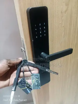Smart Lock Tuya App Control Password Fingerprints Cards Unlocking