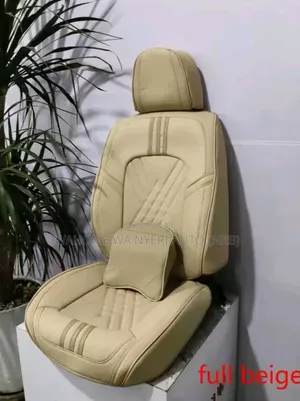 Universal Premium Seat Covers - 5 Seater Set, Full Beige