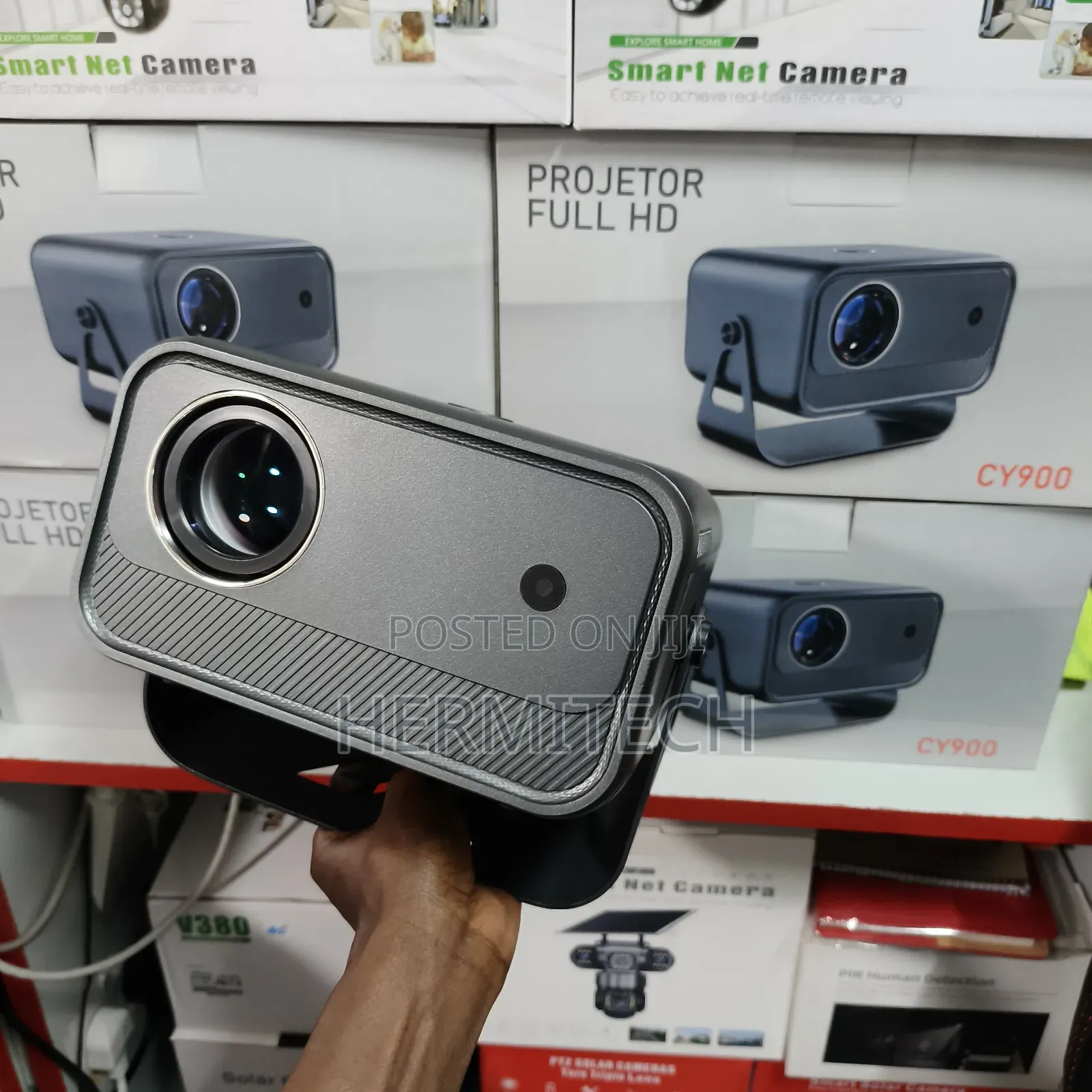 Smart Android Projector Resolution Wifi Support Bt Connection