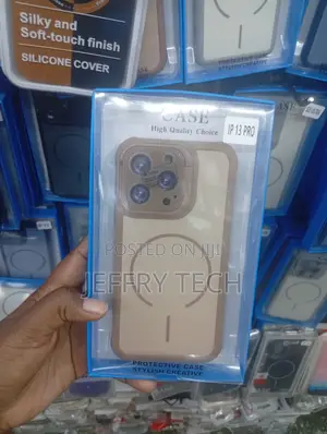 Case Branded With "High Quality Choice" for the iPhone 13 Pro.