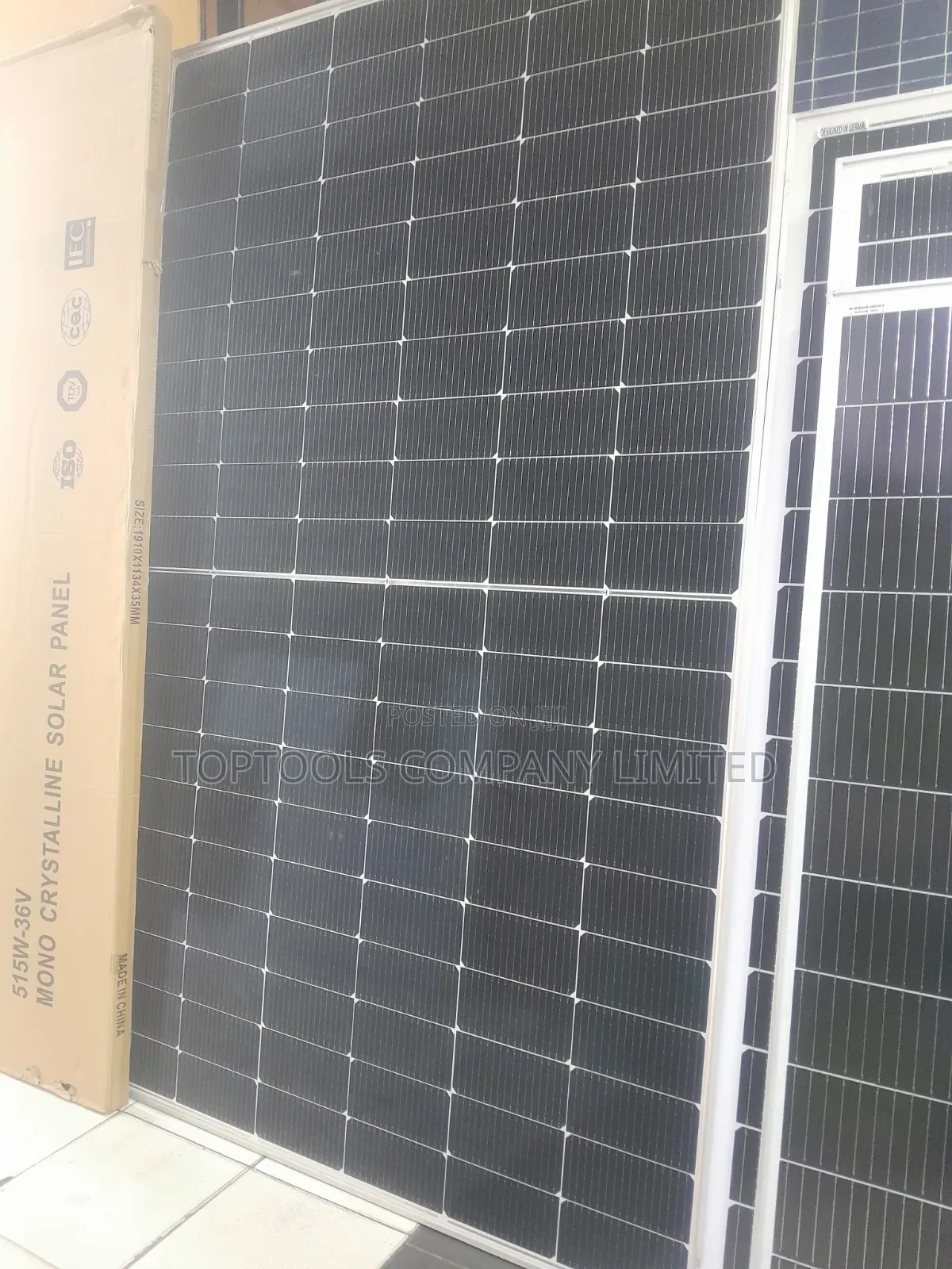 Solarmax Mono Crystalline Solar Panel 200watts 18v