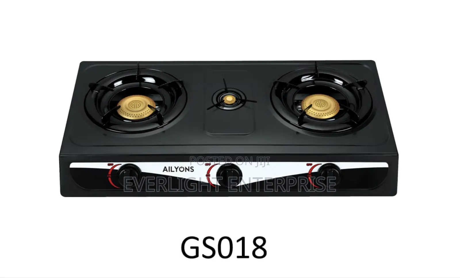Ailyons 3 Burner Stainless Top Gas Cooker Burner