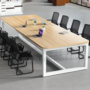 Boardroom Table; 2.4m Meeting Table With Hidden Cable Management