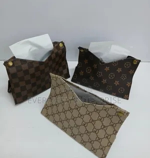 *Leather Tissue-Box or Serviette Holder