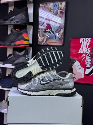 Nike P-6000 Shoes in the Metallic Silver.