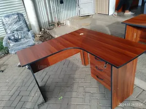 Brownish Office Consultant Office Desk