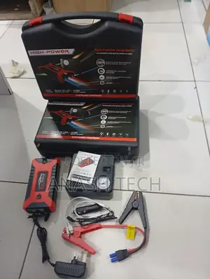 Portable Jump Starter With Dual Usb – Car Battery Booster Pack