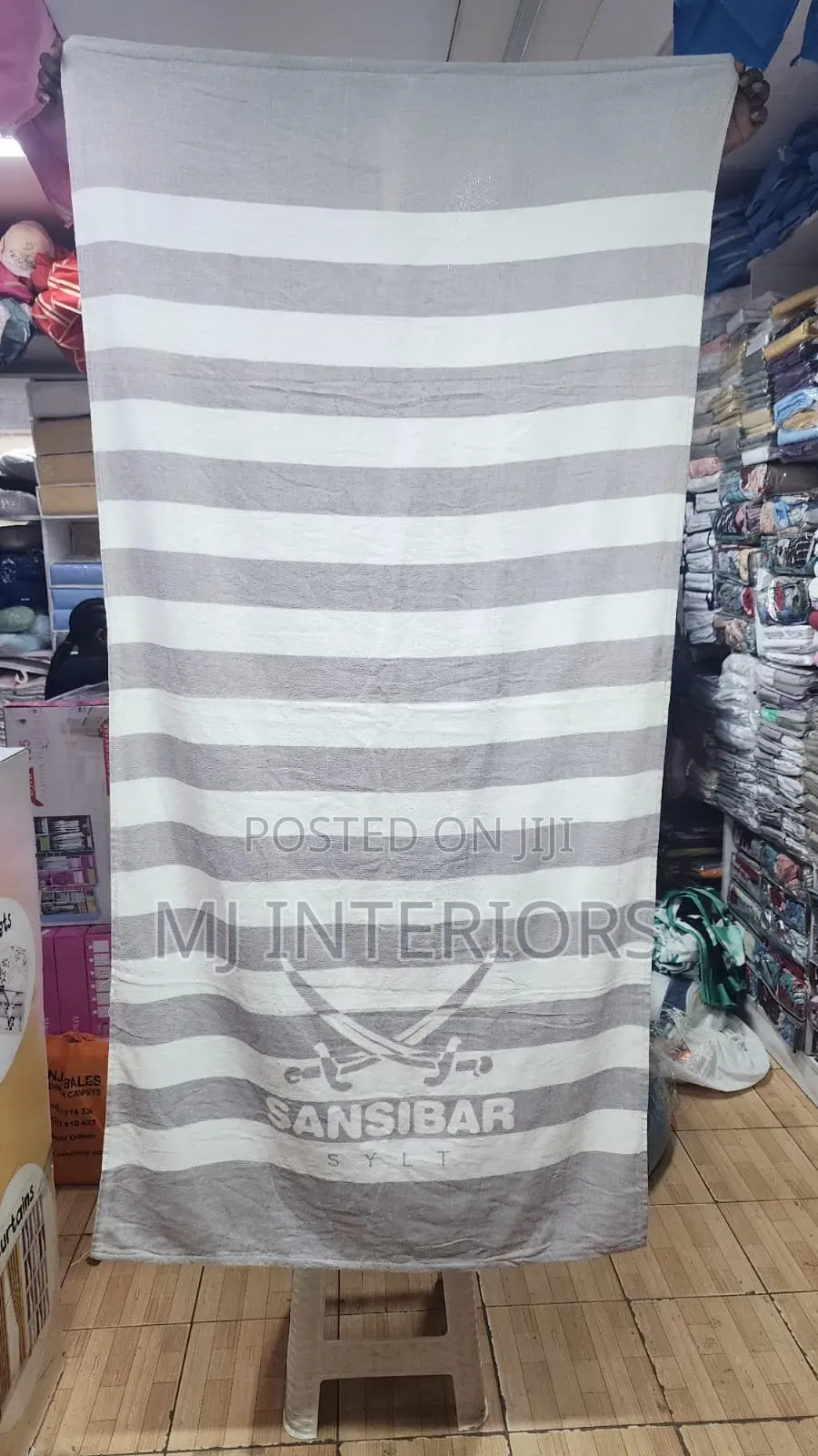 Luxury Stripped Bath Towels