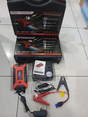 Portable Jump Starter With Flashlight – Car Emergency Tool