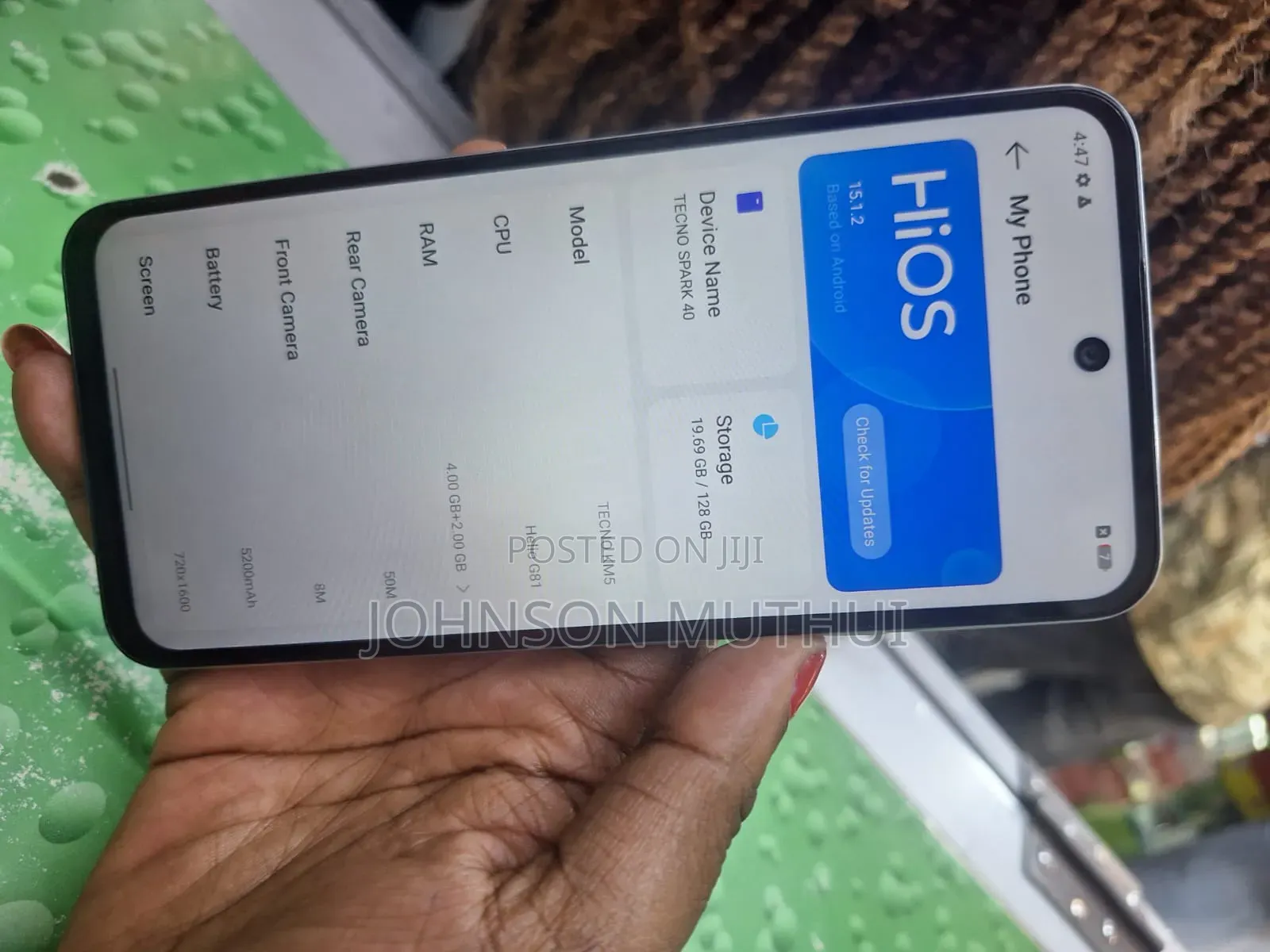 Tecno Spark 40 128 GB Blue