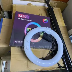 Adjustable 13 Inch RGB Led Ring Light for Studio and Home Use