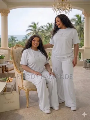 Elegant White Ck Tracksuit