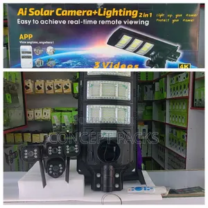 Vc23-4g Solar(Tripple Lens + Flood/Streetlight) CCTV