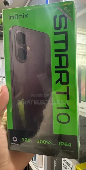 New Infinix Smart 10 64 GB Black