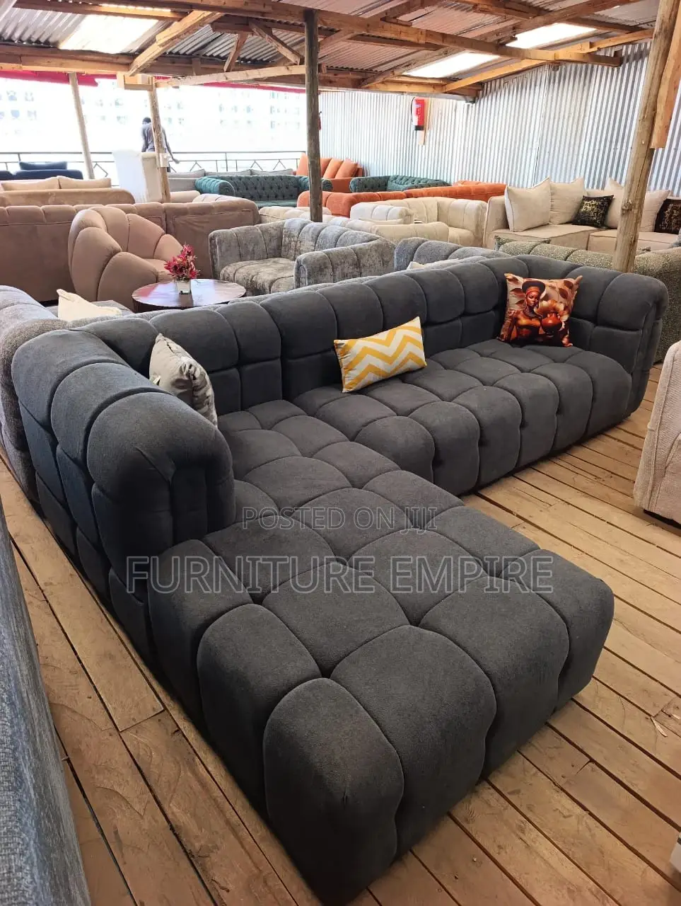 Black Bubble L Seat