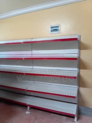 Wall Supermarket Shelves
