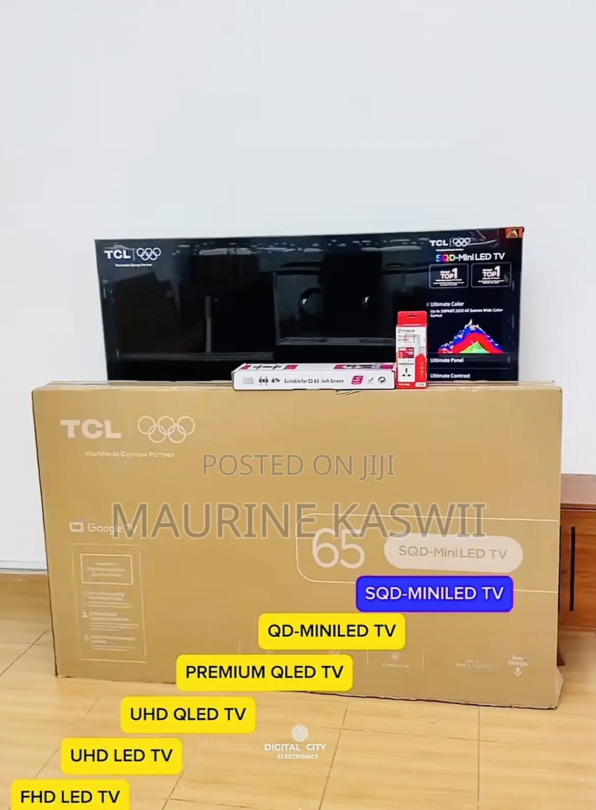 TCL 65 “C8l SDQ -Miniled Hand Free Remote Control