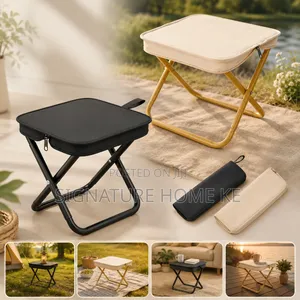 Portable Foldable Stool in a Bag