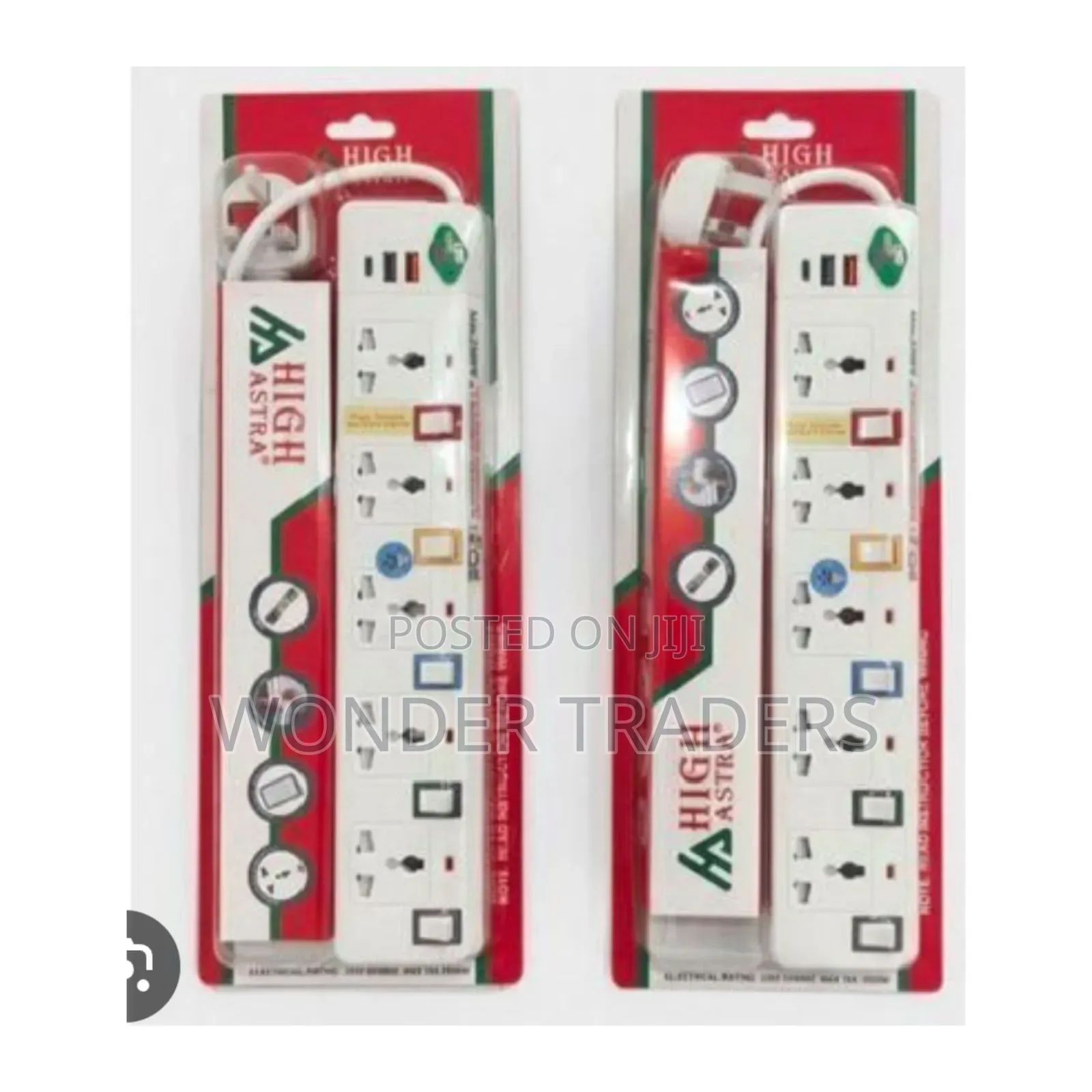5way Extension With Surge Protector and 2usb 1type C Slots*