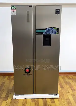 Hisense 541 L Side by Side Silver Inverted With Water Dispenser