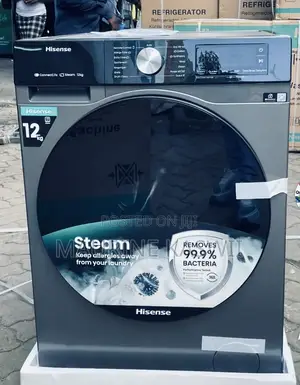 Hisense 12 Kg Washer -Silver