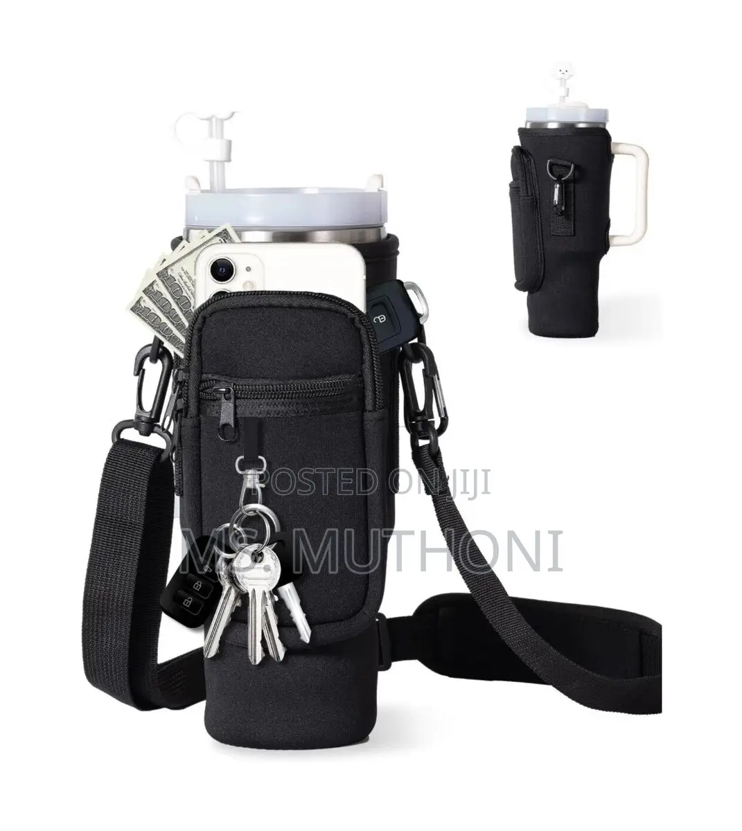 Fancy Stanley Cup Bag With a Carrier Shoulder Strap